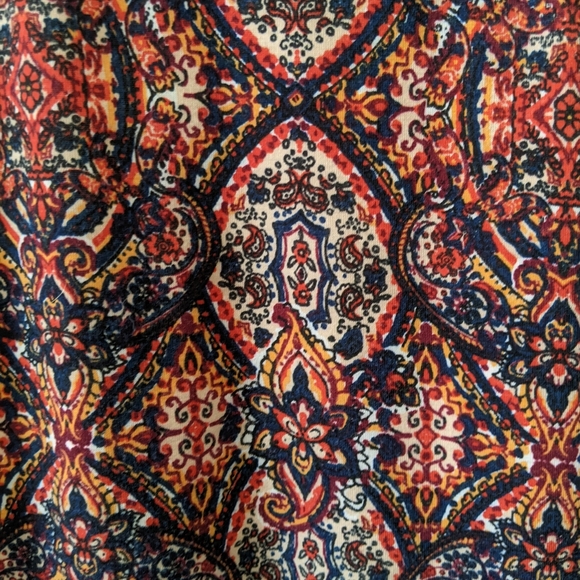 Boho Fitted Midi Dress - Picture 2 of 6